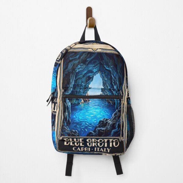 Item preview, Blue Grotto Capri Italy Vintage Travel – Grotta Azzurra Rowboats Bay of Naples designed and sold by Bomax121.