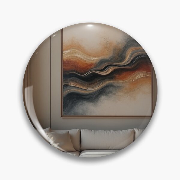 Item preview, Abstract Gold River Contemporary - Wall Art designed and sold by nhk999.