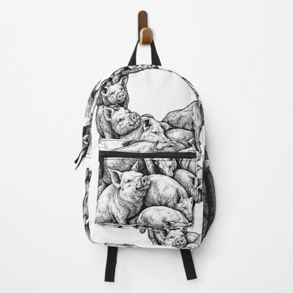 Item preview, Pig-Headed Skull – Skull Made of Pigs designed and sold by MilkGraphX.