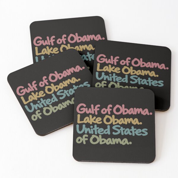 Item preview, Gulf Of Obama Lake Obama United States Of Obama Retro Funny designed and sold by PunPals-Art.