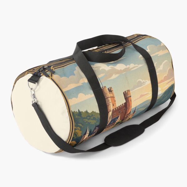 Item preview, Burg Rheinstein Germany Vintage Travel – Rhine Gorge Castle Vineyards Romantic Rhine designed and sold by Bomax121.