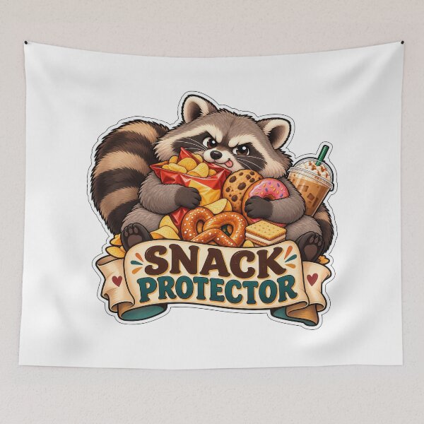 Artikelvorschau, Snack Protector Chunky Raccoon entworfen und verkauft von Arcane-Aesthete.