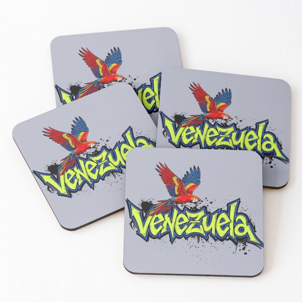 Item preview, Venezuela in Flight: Macaw and Urban Graffiti Art designed and sold by keythxctrs.