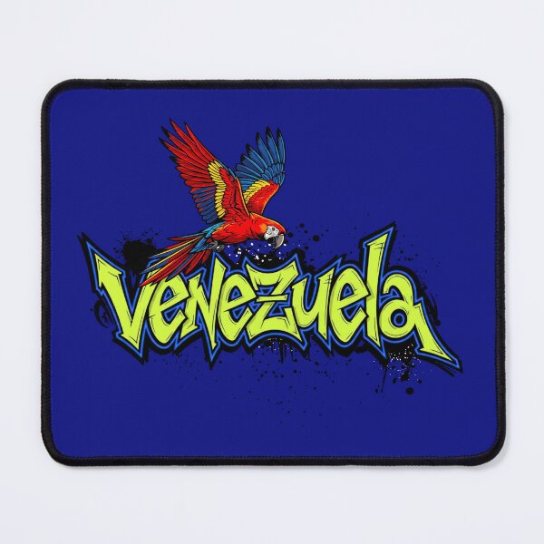 Item preview, Venezuela in Flight: Macaw and Urban Graffiti Art designed and sold by keythxctrs.