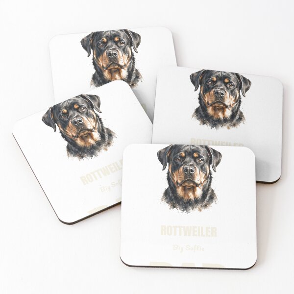 Item preview, Rottweiler Dad Big Softie Funny Shirt designed and sold by rallyandthread.