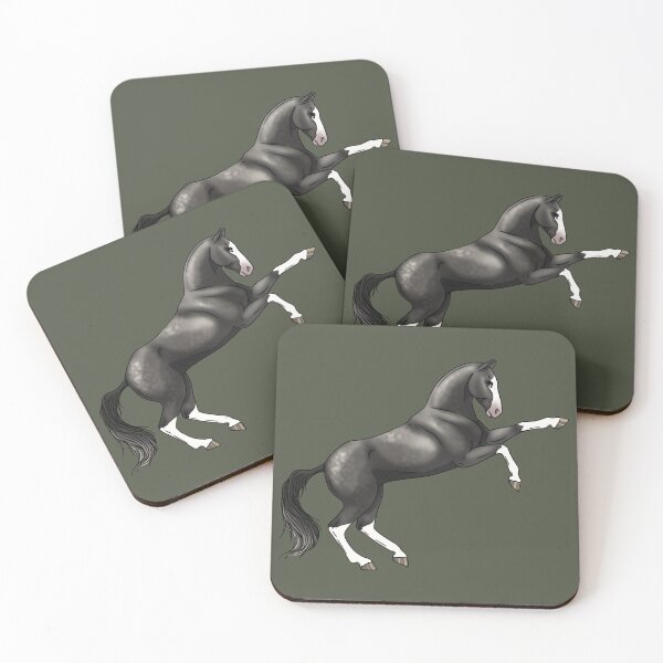 Item preview, Akhal-Teke Sabino Gris Acero designed and sold by Old Water Cryptid .