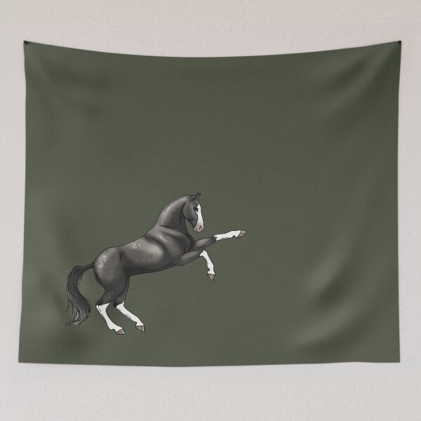 Item preview, Steel Grey Sabino Akhal-Teke designed and sold by Old Water Cryptid .