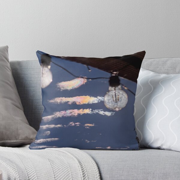 Item preview, Iridescent Clouds, Ethereal Light, Framed by Vintage String Lights designed and sold by Astute-Artio-Photography.
