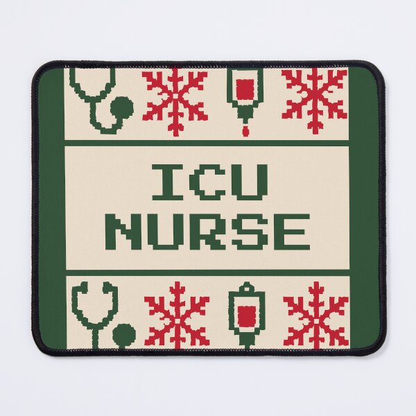 Item preview, ICU Nurse Ugly Christmas Sweater Knit Pattern designed and sold by sdcreations210.