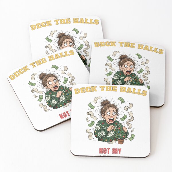 Item preview, Deck The Halls Not My Bills Funny Christmas Money Tee designed and sold by FitEnvy.