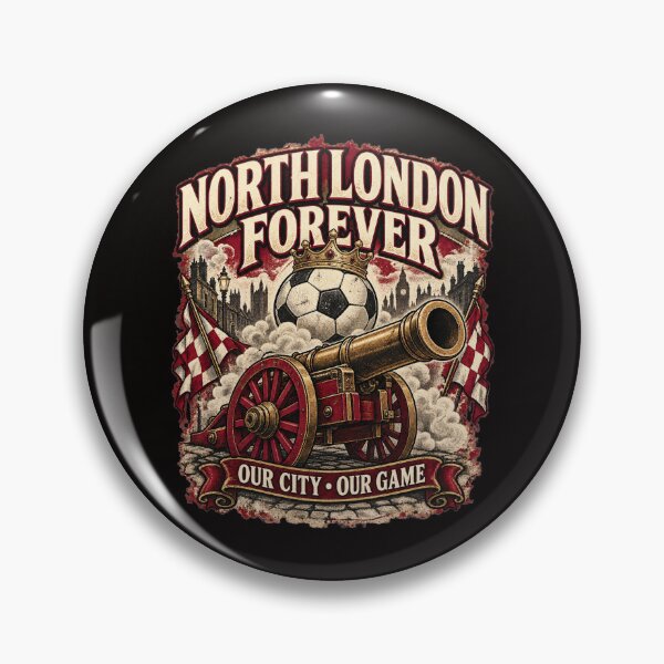 Item preview, North London Forever Our City Our Game Vintage Gunners Inspired designed and sold by PunPals-Art.