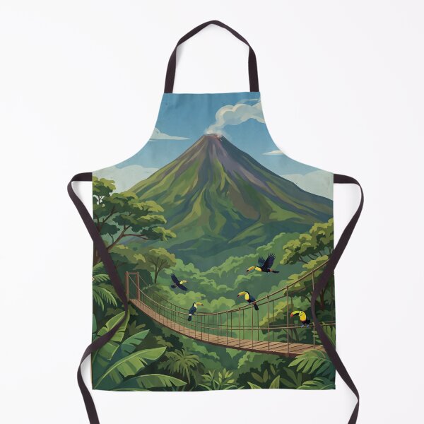 Item preview, Costa Rica Vintage Travel – Arenal Volcano Rainforest Toucan Pacific Coast designed and sold by Bomax121.