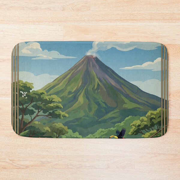 Item preview, Costa Rica Vintage Travel – Arenal Volcano Rainforest Toucan Pacific Coast designed and sold by Bomax121.