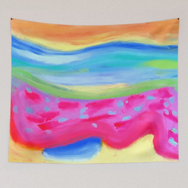 Item preview, coral sea. abstract designed and sold by Tereza Pilar  Art.
