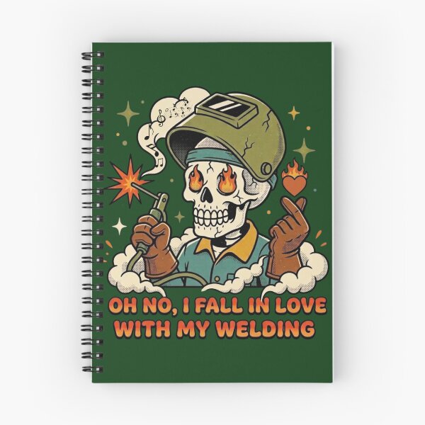 Item preview, Funny Welder Skull - Oh No, I Fall In Love With My Welding designed and sold by TIGMAW.