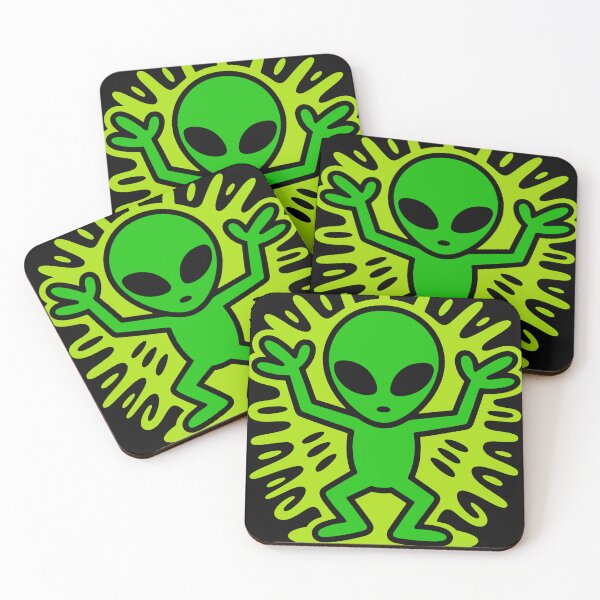 Item preview, DANCING ALIEN! ?? Keith Haring Inspired Pop Art Alien Design ✨ designed and sold by trixxcreative.