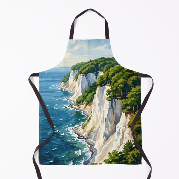 Item preview, Rugen Chalk Cliffs Germany Vintage Travel – Konigsstuhl Jasmund Baltic Sea Beech Forest designed and sold by Bomax121.