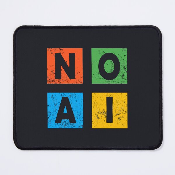 Item preview, NO AI designed and sold by Frank J. Art.
