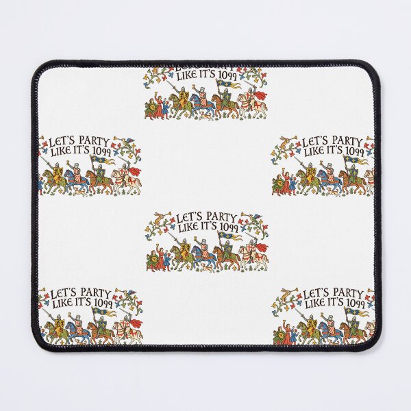 Item preview, Let's Party Like It's 1099 Medieval Knights Manuscript Art designed and sold by SEINENGAPPI12.