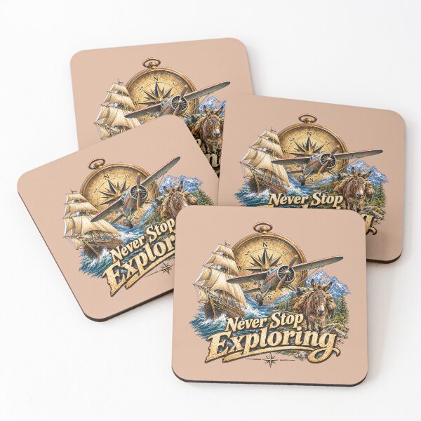Item preview, Never Stop Exploring designed and sold by Wear It Anyway Designs.