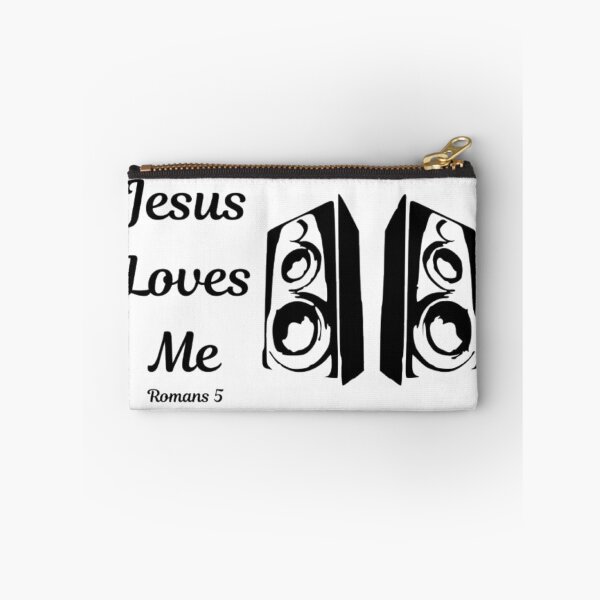 Item preview, Jesus Loves Me – Christian Faith Romans 5 Design designed and sold by MyDarlingDearJesusInspires.