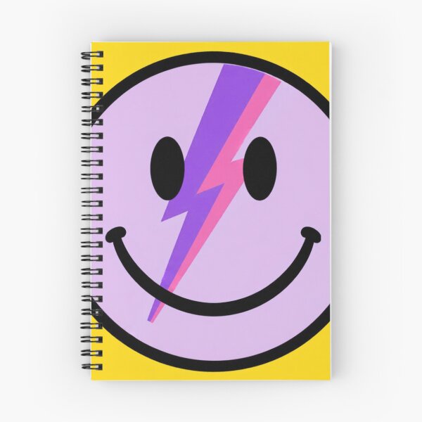 Item preview, Purple Lightning Bolt Smiley Face Collection – Retro Glam Rock designed and sold by cheekylorns.