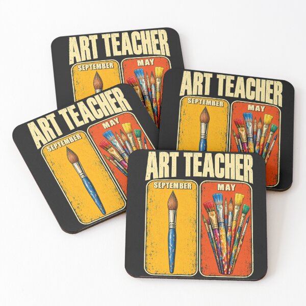 Item preview, Art Teacher Vintage Paint Brush Classroom Design Gift designed and sold by Castielalger.