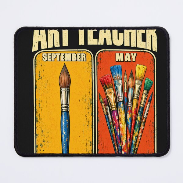 Item preview, Art Teacher Vintage Paint Brush Classroom Design Gift designed and sold by Castielalger.