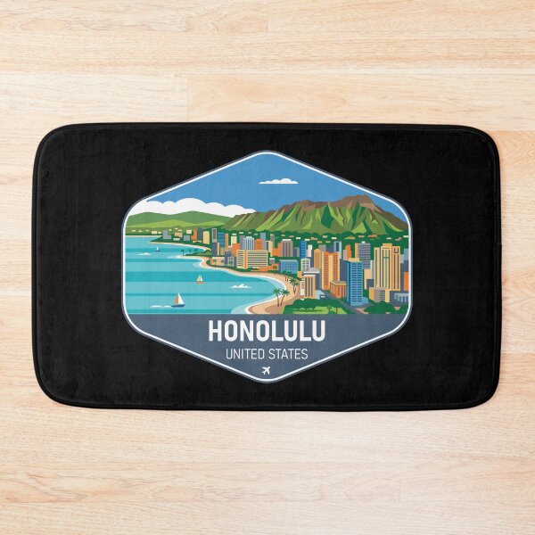 Artikelvorschau, Honolulu, USA – Reisesouvenir entworfen und verkauft von RareDeerArt.