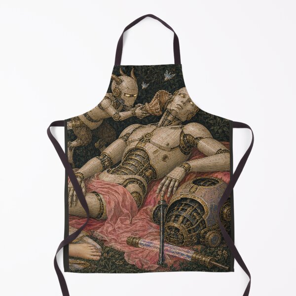 Item preview, Venus and Mars Right Panel Cyber Renaissance Art Print designed and sold by DMarquiseArt.