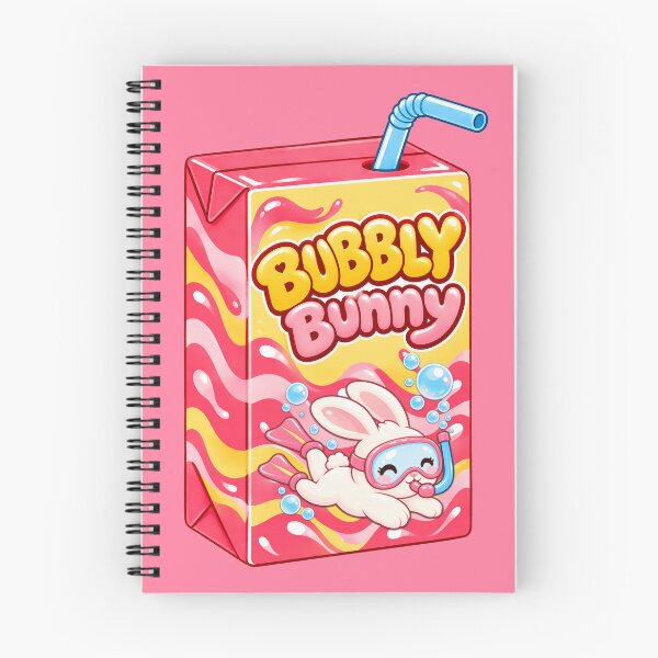 Item preview, Bubbly Bunny Juice Box - Cute Scuba Diving Rabbit Art designed and sold by littleblued.
