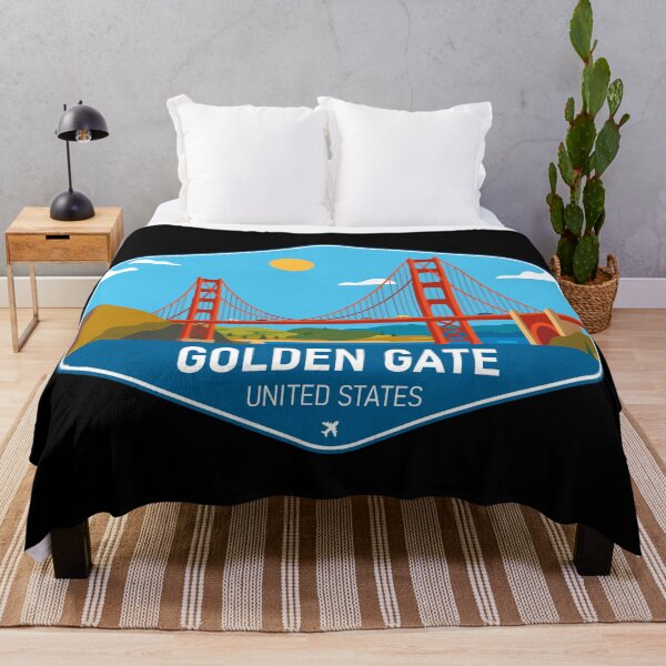 Aperçu de l'œuvre Souvenir de voyage Golden Gate États-Unis créée et vendue par RareDeerArt.