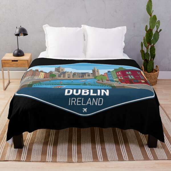 Item preview, Dublin Ireland Travel Souvenir designed and sold by RareDeerArt.