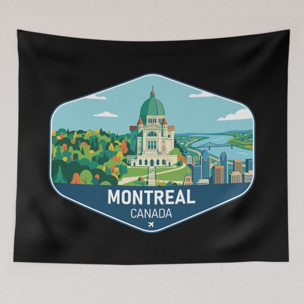 Item preview, Montreal Canada Travel Souvenir designed and sold by RareDeerArt.