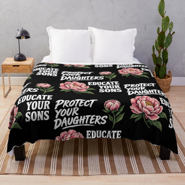 Item preview, Protect Your Daughters Educate Your Sons Floral Feminist designed and sold by RDGNR.