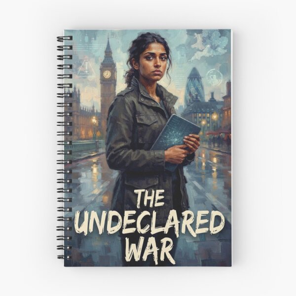 Item preview, The Undeclared War Cyber Thriller Fine Art Tribute designed and sold by Art's Diner.