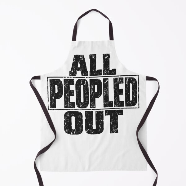Item preview, All Peopled Out: Introvert’s Anthem designed and sold by Cyber Warrior.