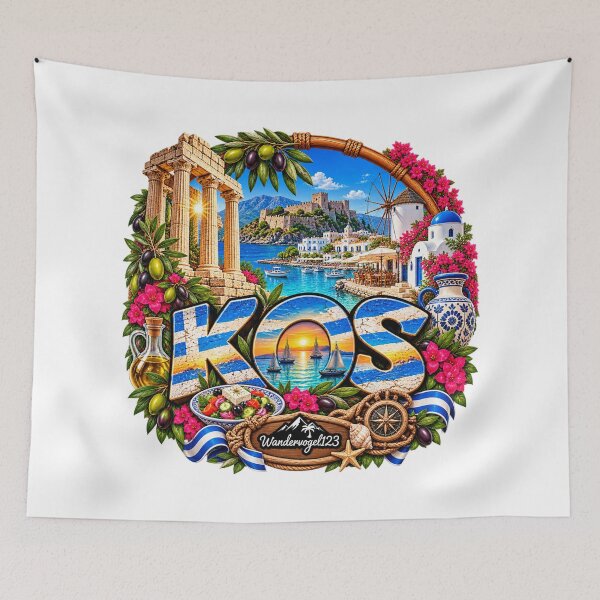 Item preview, Kos, Greece – Greek island, sea, antiquity & vacation designed and sold by Wandervogel123.