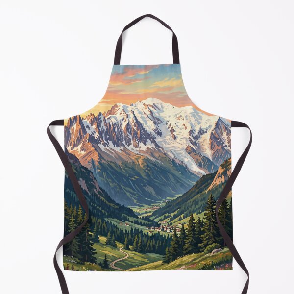 Item preview, Monte Bianco Italy Vintage Travel – Mont Blanc Massif Courmayeur Aosta Valley designed and sold by Bomax121.