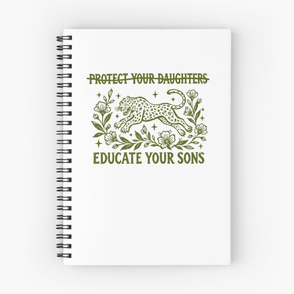 Item preview, Protect Your Daughters Educate Your Sons Feminist Leopard Floral designed and sold by cerima.