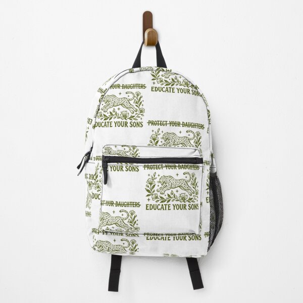 Item preview, Protect Your Daughters Educate Your Sons Feminist Leopard Floral designed and sold by cerima.