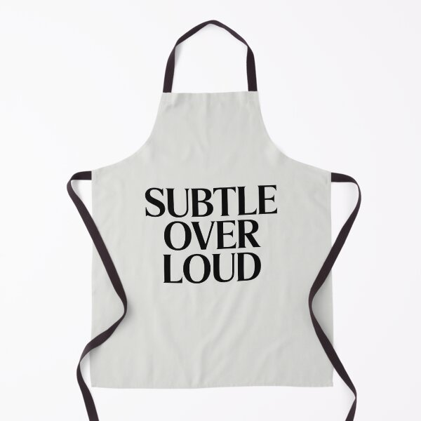 Item preview, Subtle Over Loud – Minimalist Luxury Quote designed and sold by Jollys-ArtShop.