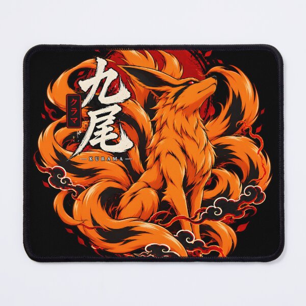 Item preview, Kurama Nine Tails Fox Anime Emblem designed and sold by QubekShop.