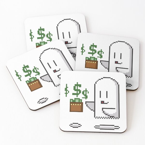 Item preview, Rich Ghost - Wallet Money Cash Dollar Spooky designed and sold by RetroRlx.
