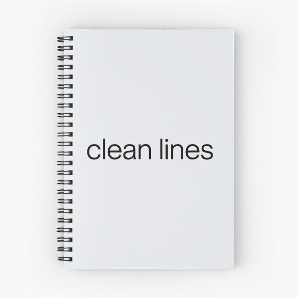 Item preview, Clean Lines – Minimalist Typography Design designed and sold by Jollys-ArtShop.