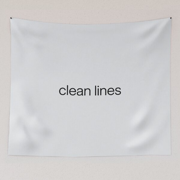 Aperçu de l'œuvre Lignes épurées – Design typographique minimaliste créée et vendue par Jollys-ArtShop.