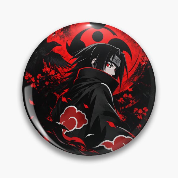 Item preview, Itachi Uchiha Sharingan Moon Crow Anime designed and sold by QubekShop.