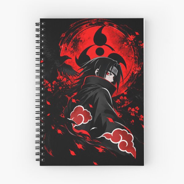 Artikelvorschau, Itachi Uchiha Sharingan Moon Crow Anime entworfen und verkauft von QubekShop.