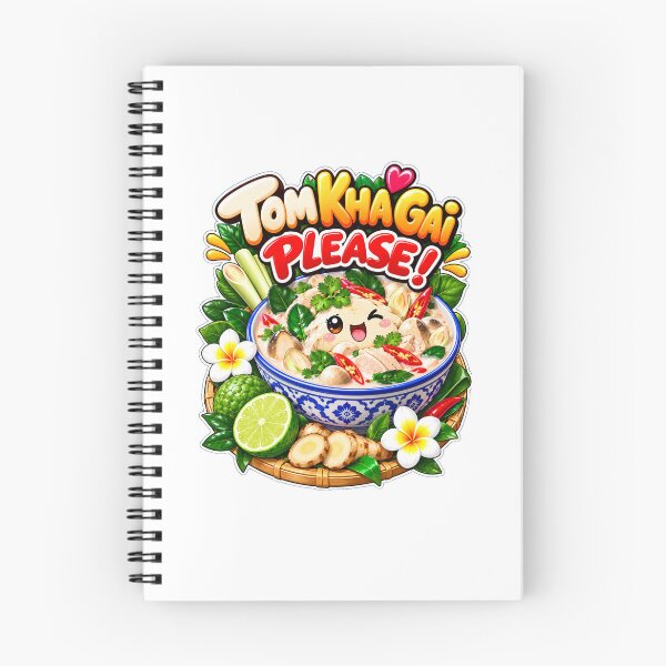 Item preview, Tom Kha Gai Please! Cute Thai Coconut Soup designed and sold by Pali's shop.