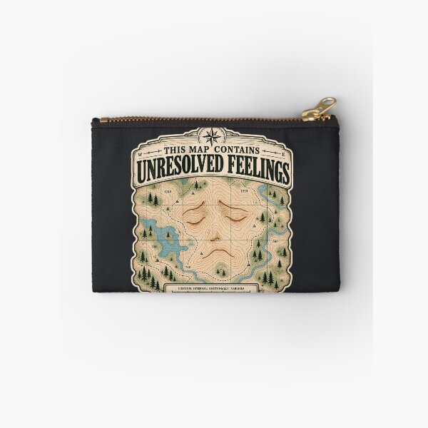 Item preview, This Map Contains Unresolved Feelings - Funny Cartography & GIS Design designed and sold by FashCode.